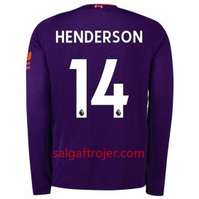 Liverpool Fodboldtrøjer Henderson 14 Udebanesæt 2018/19 Langærmet